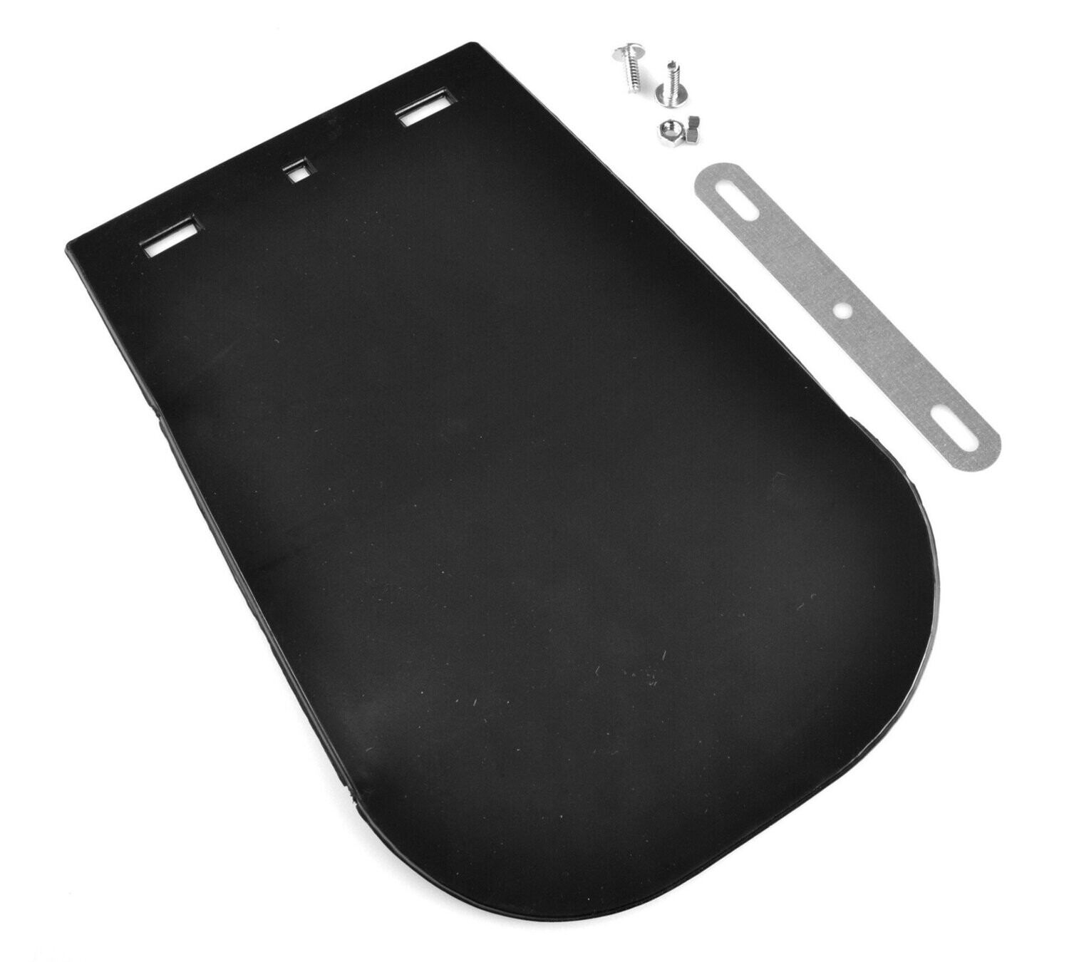 Faldón guardabarros delantero Vespa goma blanda 250x170mm