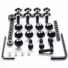 Kit tornillos de carenado Pro-Bolt Aluminio negro Triumph street triple 675 07+ FTR125BK