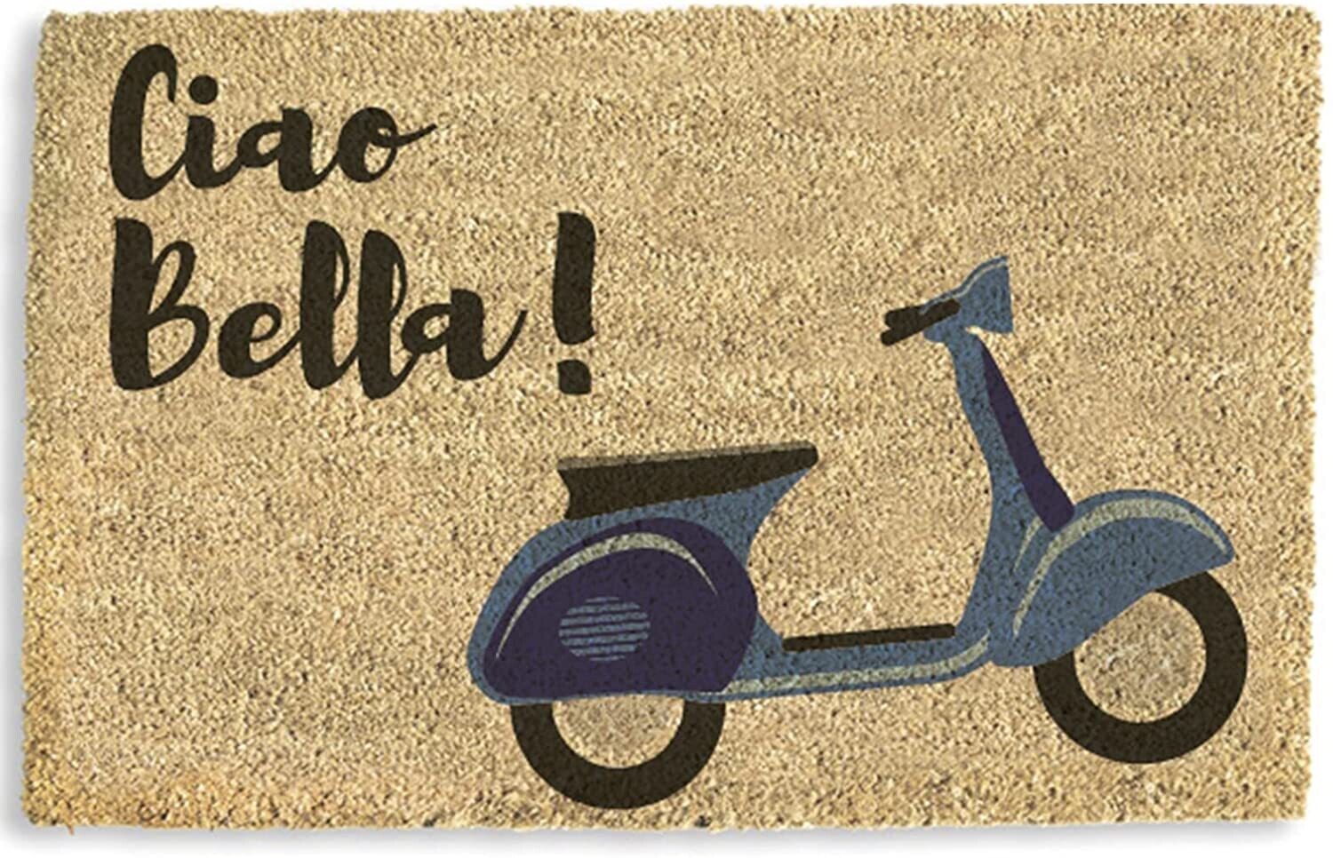 Felpudo Coco | Felpudo Original Rectangular Ciao Bella Azul - 60x40cm