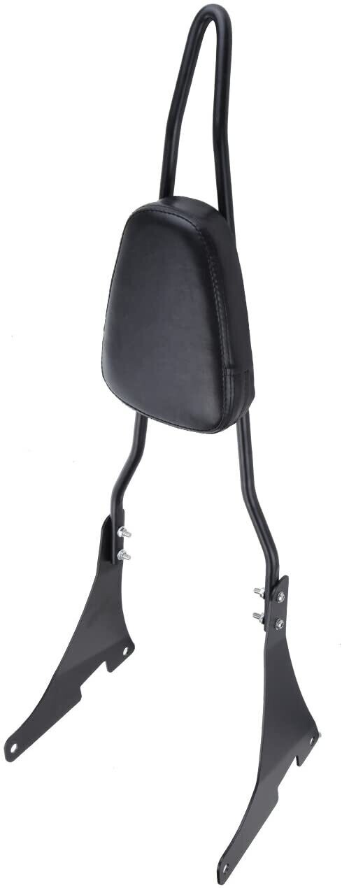 Respaldo trasero desmontable para Harley Sportster XLH883 XL883R XL883C XLH1200 Negro