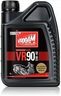 VROOAM BOTE 4 LITROSVR-90 SERIES ACEITE MOTOR 4T - 100% SINTÉTICO. TECNOLOGÍA PAO-ESTER 5W40