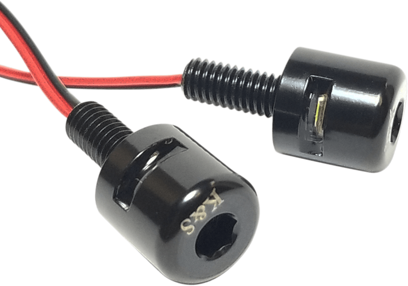 Tornillos con LED para fijación de matrícula