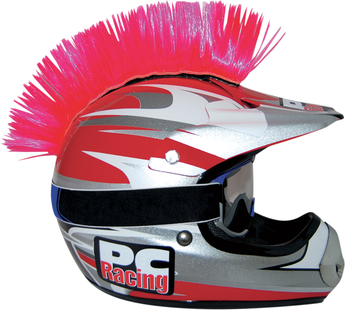 Cresta para casco HELMET MOHAWKS PINK