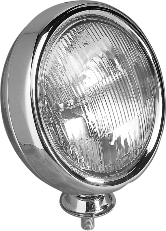 Foco suplementario diseño plano de 11,5 cm (4-1/2") HEADLIGHT 4.5" E-MARK CHR