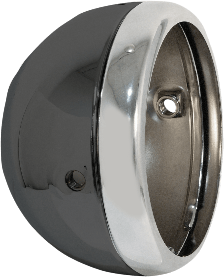 Carcasas para focos delanteros de montaje lateral tipo Lucas 5-3/4" HEADLIGHT SHELL 5 3/4 BLK