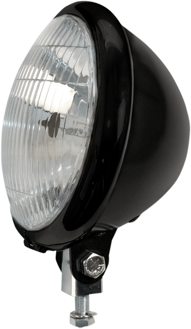 Foco delantero estilo Bates de 5-3/4" HEADLIGHT SHELL 5 3/4 BLK
