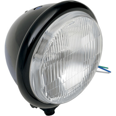 Conjunto foco delantero de 14,5 cm (5-3/4") 5 3/4" HEADLIGHT 5.75" BLK