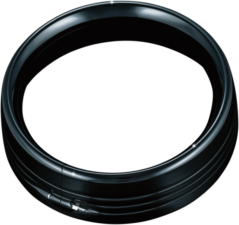 Moldura circular para foco delantero 7 Moldura circular para foco delantero 7" TRIM RIGH H-LIGHT 7" BLK