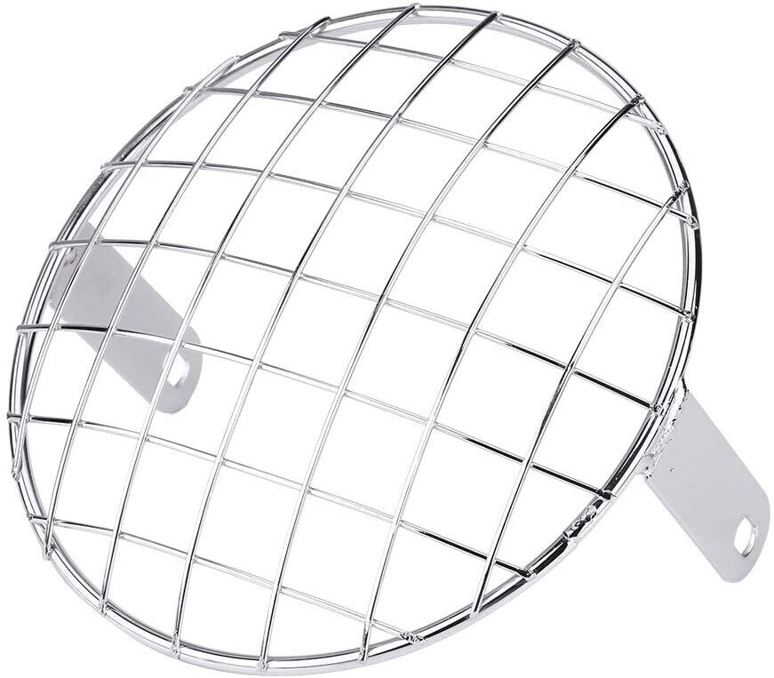 Rejilla protectora faro 6"/7" Cromo