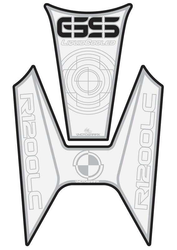 Protector de depósito Motografix R1200GS blanco