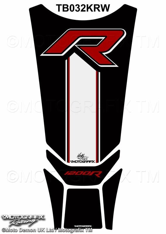 Protector de depósito Motografix BMW R1200R 5 piezas negro blanco rojo