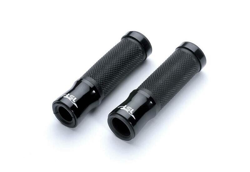 Puños aluminio CNC negro Ø22 - 125mm LSL 138G125SW