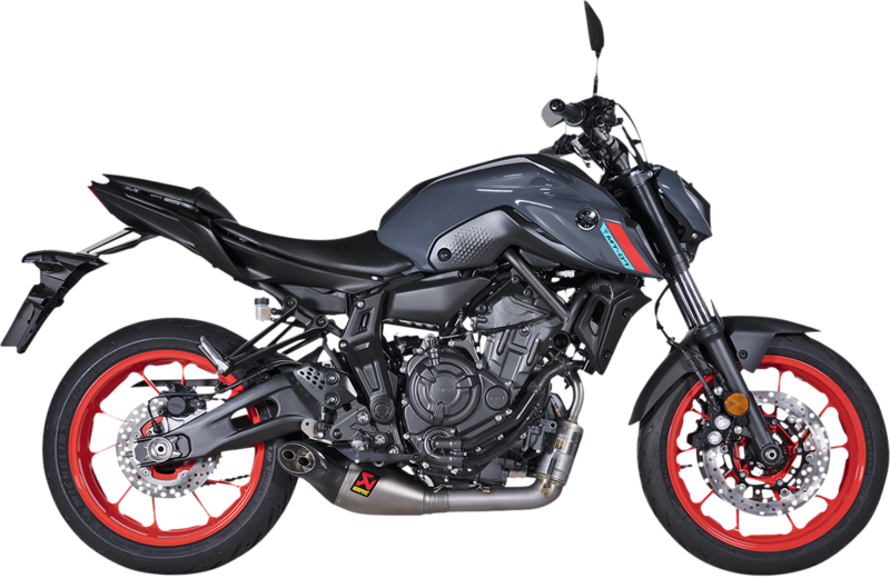 Sistema de escape Racing Line Homologado EXST RAC TI/CF YAMAHA TRACER700 MT-07