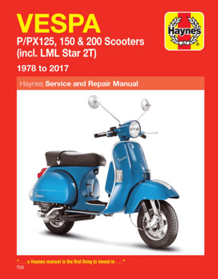Manual de servicio VESPA P/PX125 150&200 (78