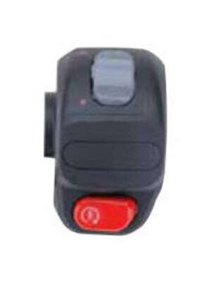 Botonera DOMINO PIAGGIO VESPA derecha color negro Botonera DOMINO PIAGGIO VESPA derecha color negro