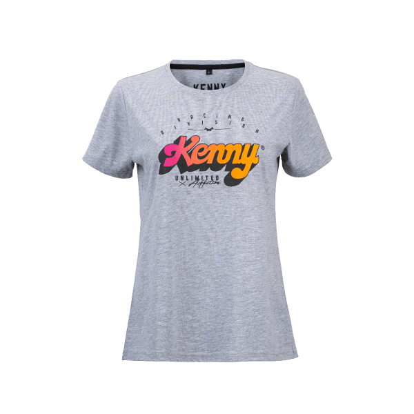 RETRO TEE SHIRT FOR WOMEN GREY