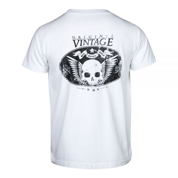 CAMISETA ROCK OR DIE ORIGINAL VINTAGE HOMBRE BLANCA