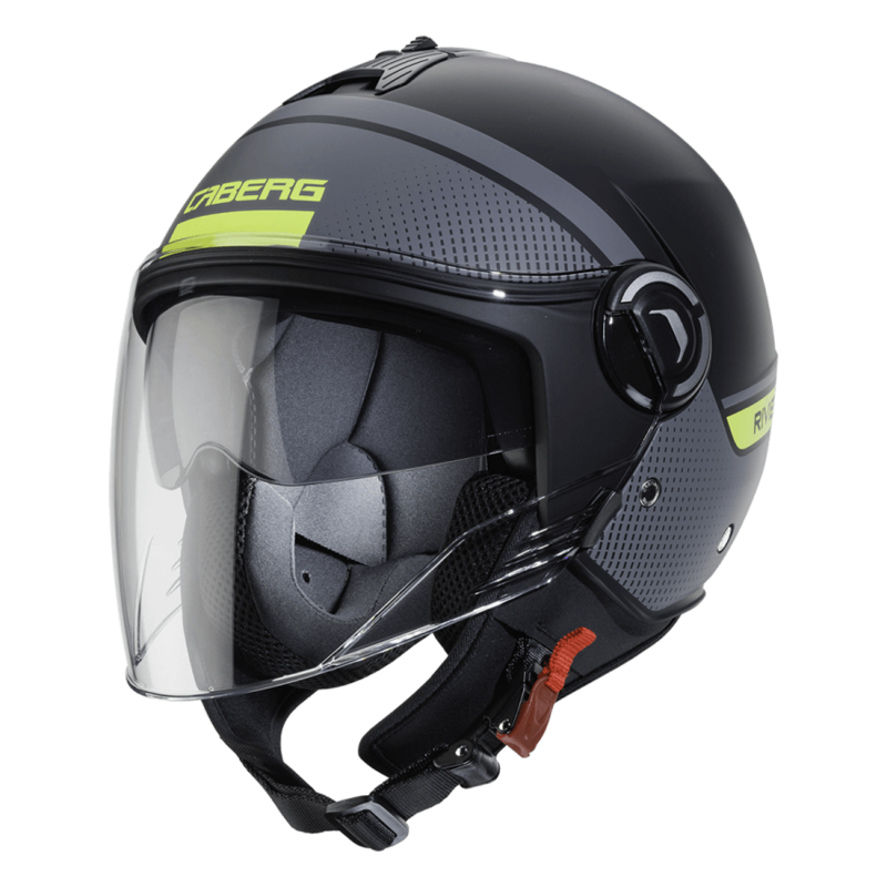 CABERG RIVIERA V4 ELITE MATT BLACK/ANTHRACITE/YELLOW FLUO