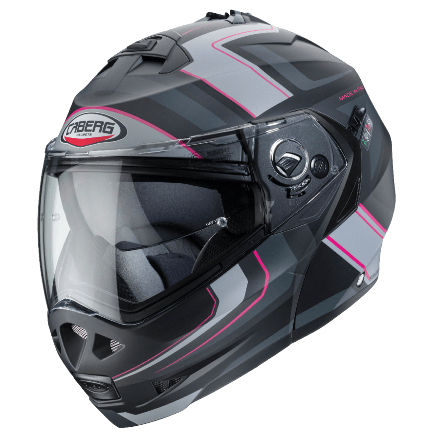 CABERG DUKE 2 TOUR MATT BLACK/PINK/ANTHRACITE/SILVER
