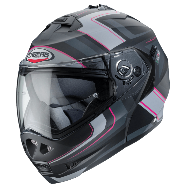 CABERG DUKE 2 TOUR MATT BLACK/PINK/ANTHRACITE/SILVER