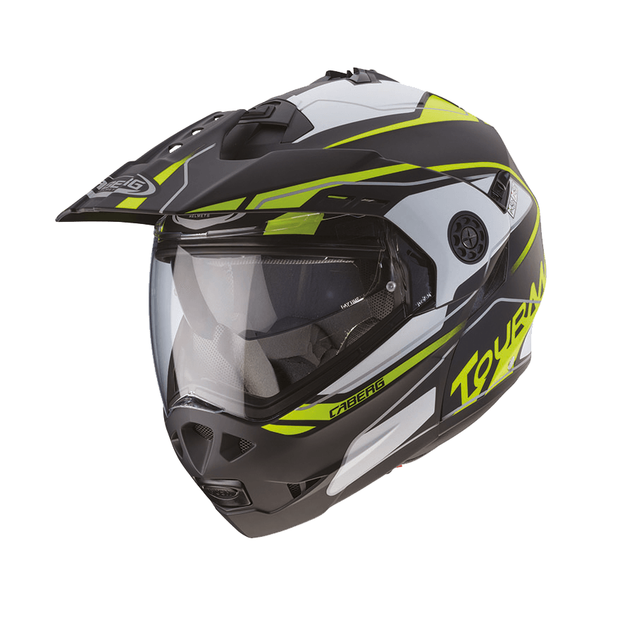 CABERG TOURMAX MARATHON MATT BLACK / WHITE / YELLOW FLUO
