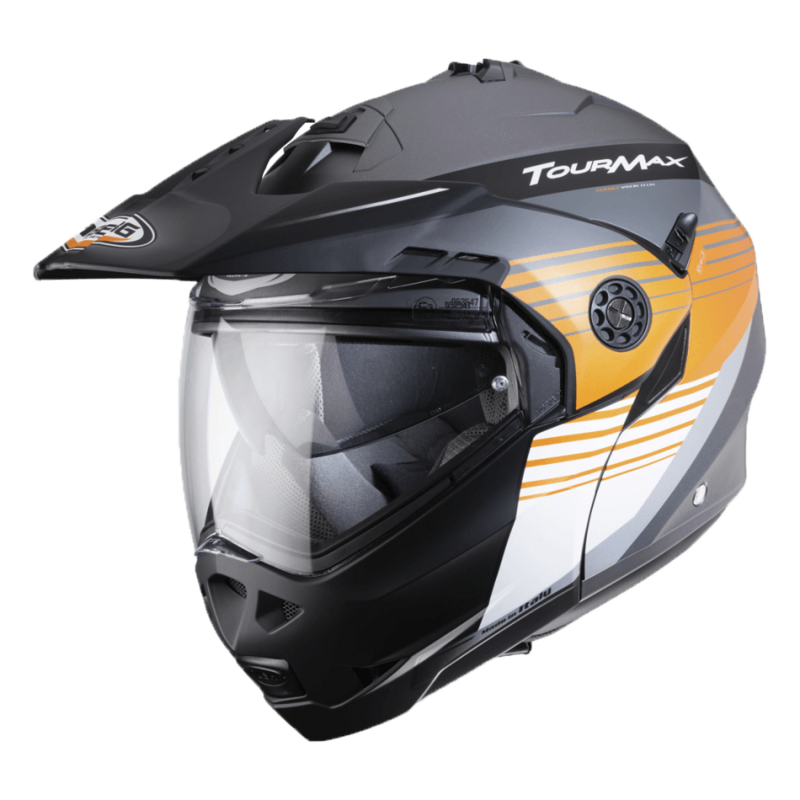 CABERG TOURMAX TITAN MATT GUN METAL/ORANGE/WHITE CABERG TOURMAX TITAN MATT GUN METAL/ORANGE/WHITE