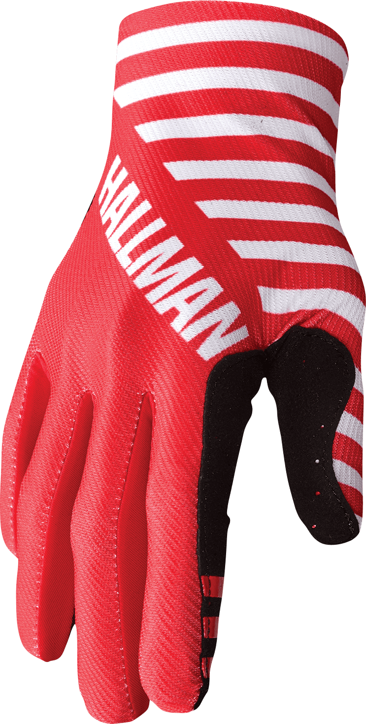 Guantes Hallman Mainstay Rojo/Blanco