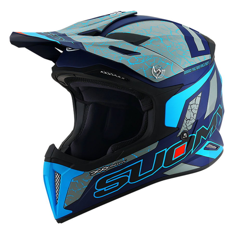 SUOMY X-WING REEL MATT BLUE FLUO