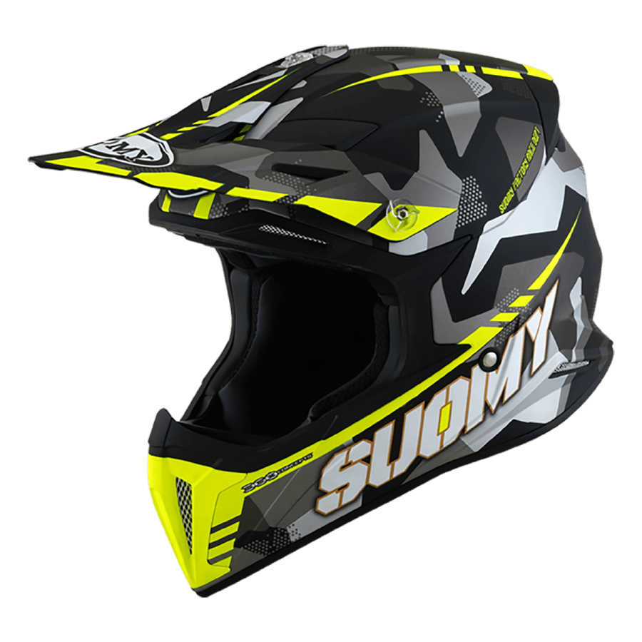 SUOMY X-WING CAMOUFLAGER MATT YELLOW