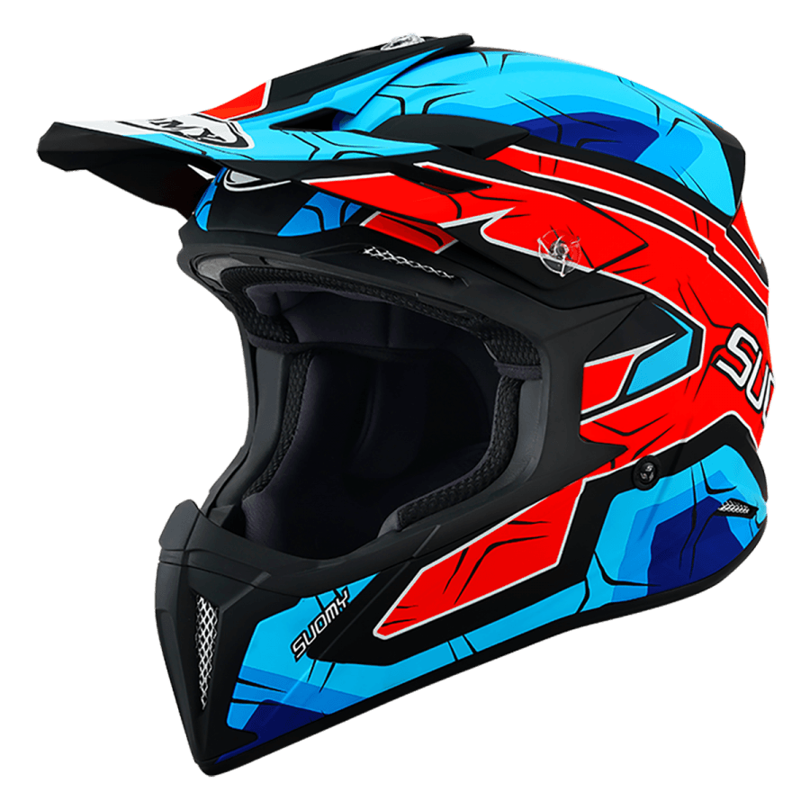 SUOMY X-WING SUBATOMIC MATT ORANGE/BLUE