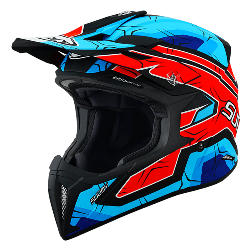 SUOMY X-WING SUBATOMIC MATT ORANGE/BLUE
