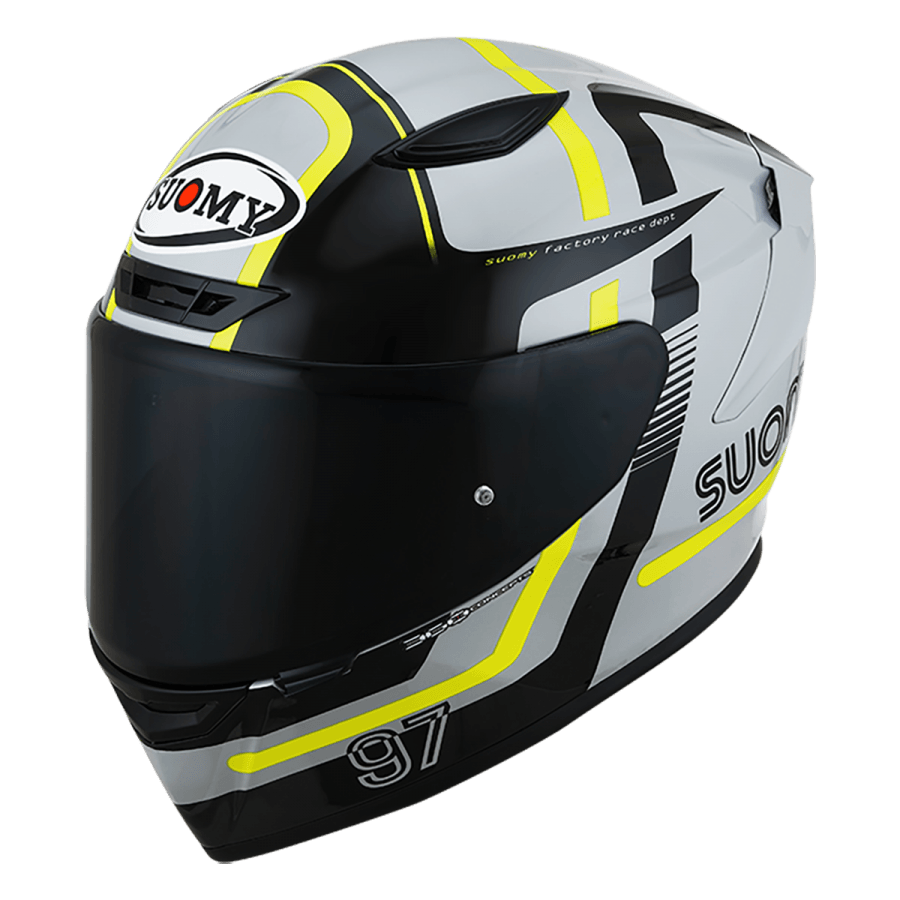 SUOMY TRACK-1 NINETY SEVEN GREY/YELLOW