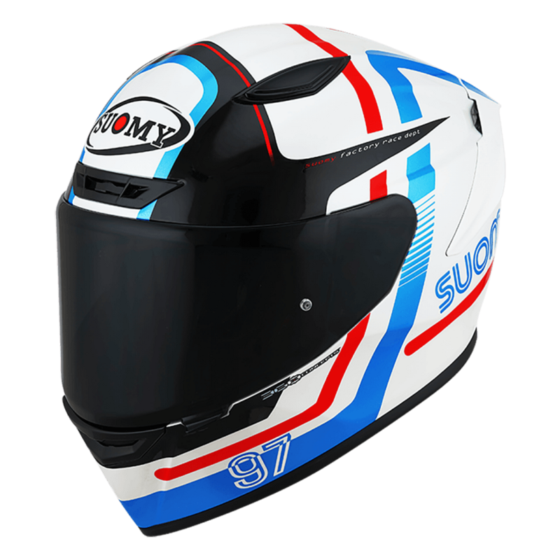 SUOMY TRACK-1 NINETY SEVEN WHITE/RED
