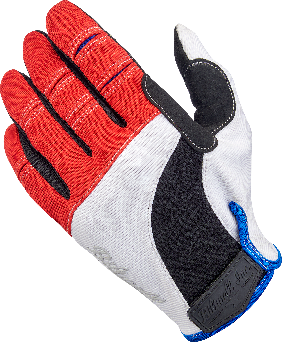 BILTWELL GLOVES MOTO RD/WH/BL