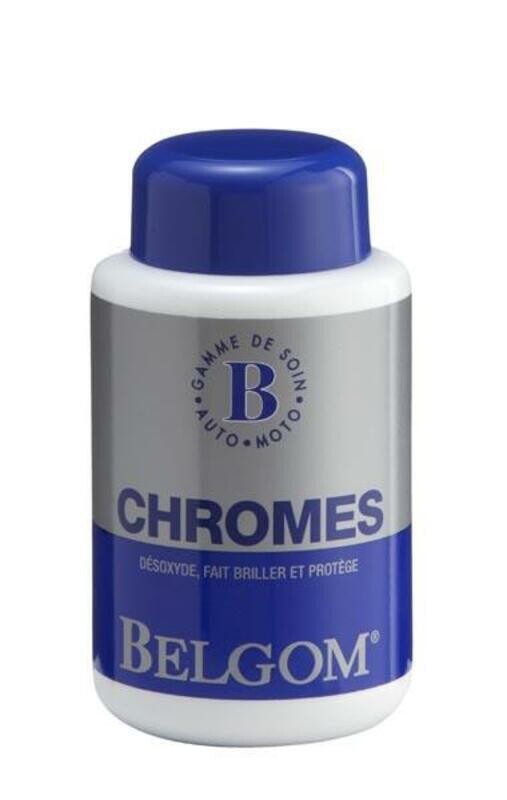 Limpiador y abrillantador de cromados Belgom 250ml
