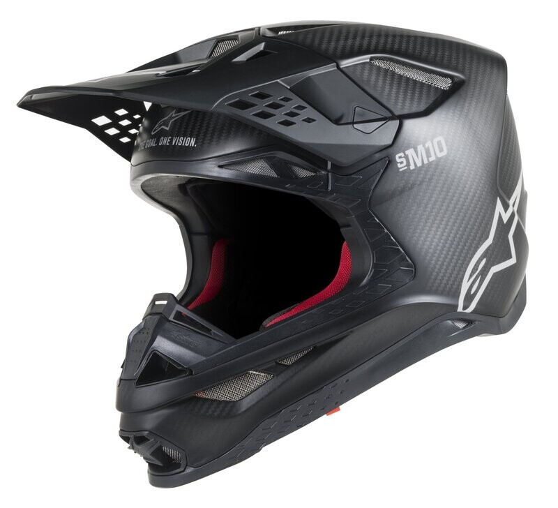 Alpinestars Casco Suptertech M10 Solid MX Carbono