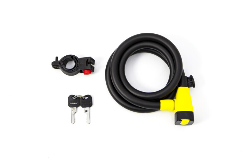 Candado de cable en espiral