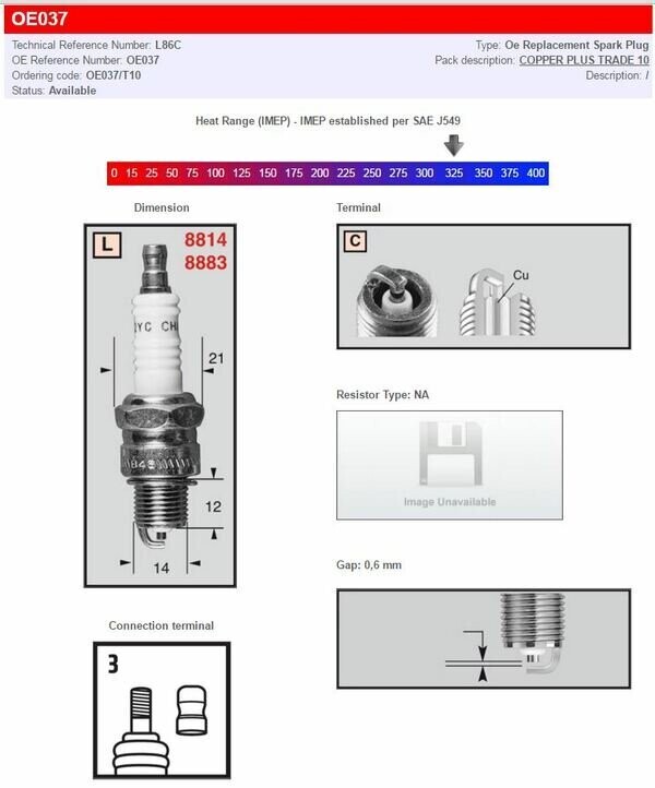 CHAMPION S-PLUG L86C