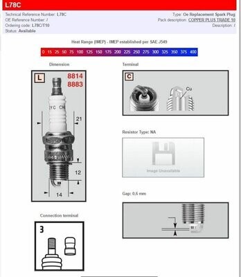 CHAMPION S-PLUG L78C