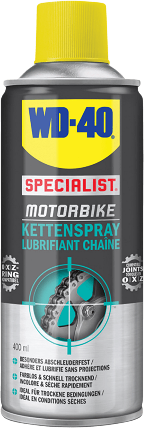 Lubricante de cadena WD-40
WD-40 CHAINLUBE 400ML