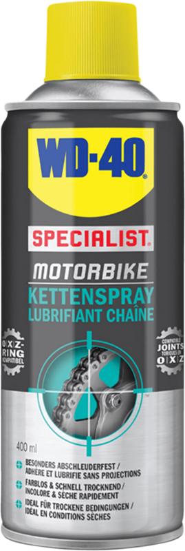 Lubricante de cadena WD-40
WD-40 CHAINLUBE 400ML