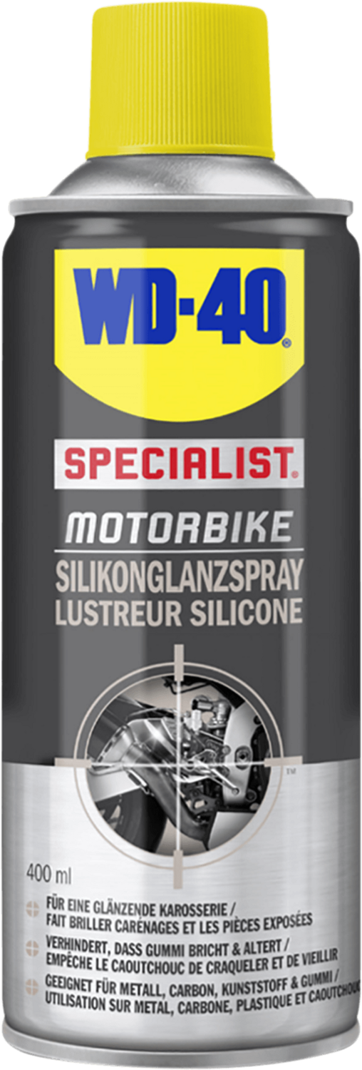 Spray abrillantador de silicona WD-40 SILICONSHINE 400ML
