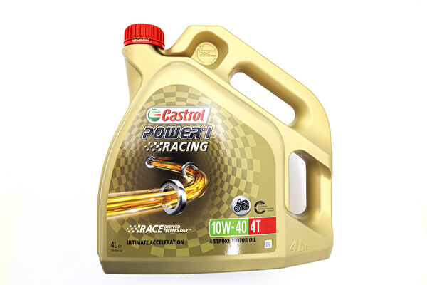 Castrol Aceite de motor 4 tiempos Power 1 PWR 1 RAC 4T 10W-50 4L