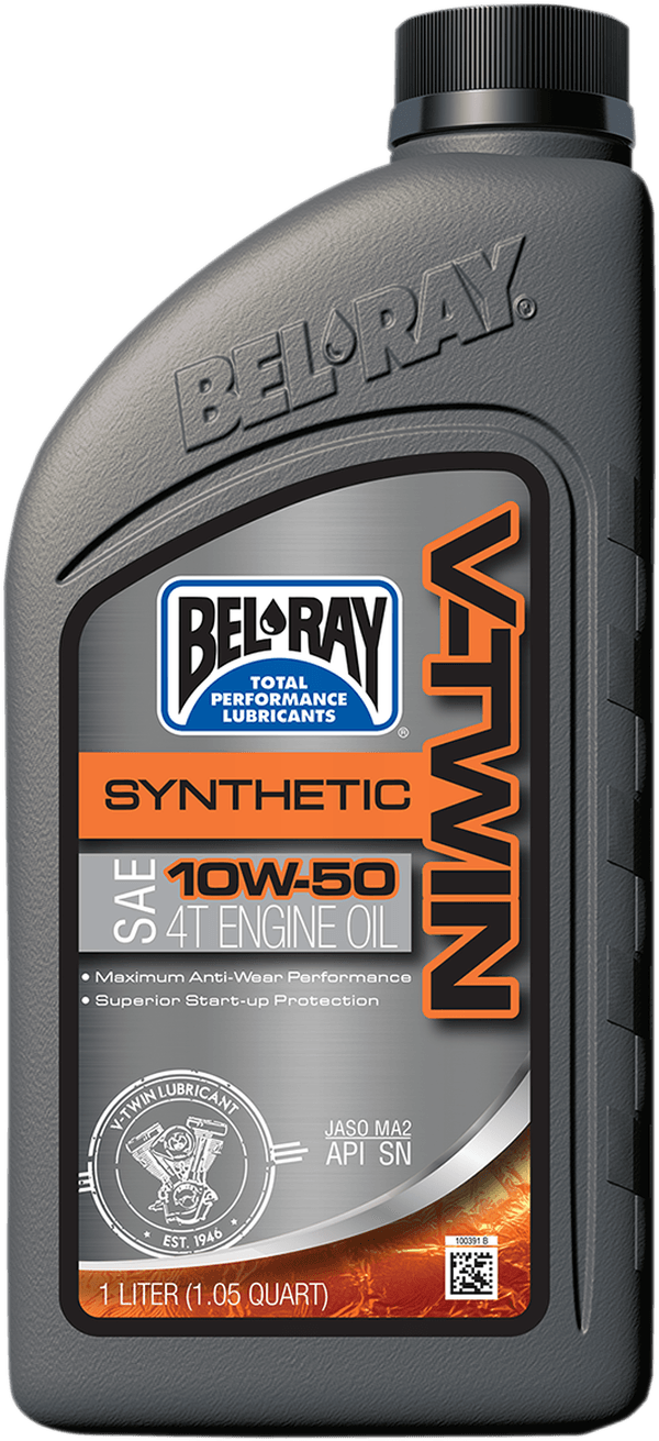 Aceite motor 4T sintético V-Twin OIL VTWIN SYN 10W50 1L