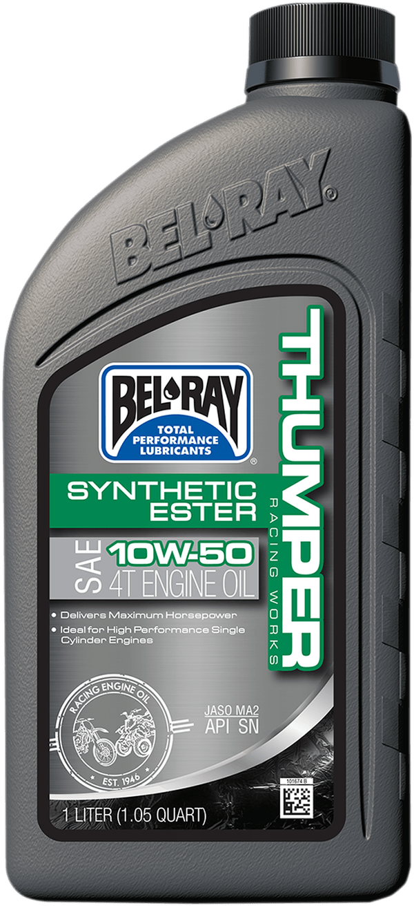 Aceite motor Thumper® Racing Synthetic Ester 4T OIL THUMPER FULL SYN 10W-50 1L