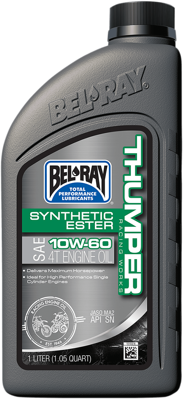 Aceite motor Thumper® Racing Synthetic Ester 4T OIL THUMPER SYN 10W60 1L