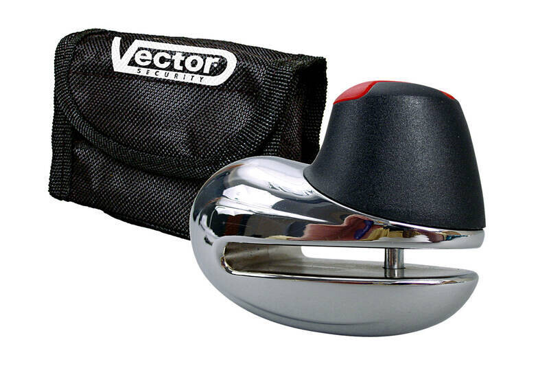 Candado disco motocicleta VECTOR Mini Disc Disc Lock - Chrome