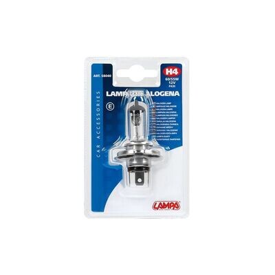 LAMPARA H4 12V 60-55W P43T HOMOLOGACION E (1 UNIDAD)