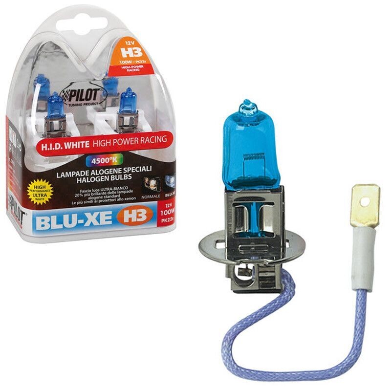 LAMPARA H3 BLUE-XE 12V 100W PK22S (2 UNIDADES)