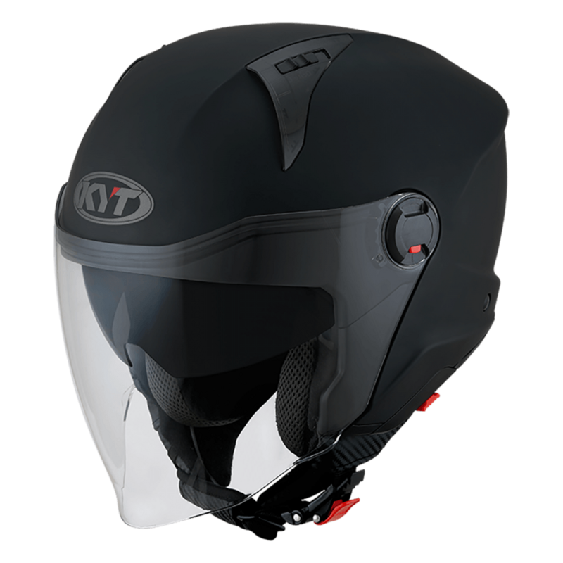 KYT D-CITY PLAIN BLACK MATT